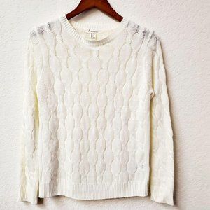 Forever 21 Long Sleeve Cable Knit Sweater
